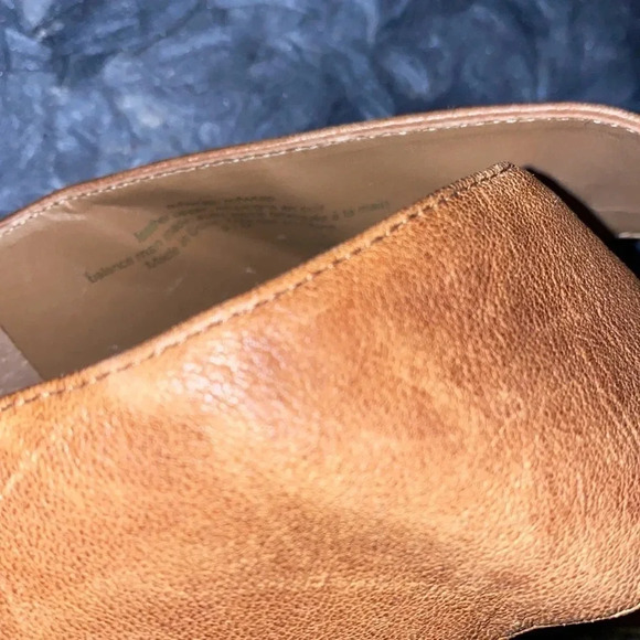MARC FISHER Tan Leather Strappy sandals heels  Sz 9.5 - Picture 15 of 16